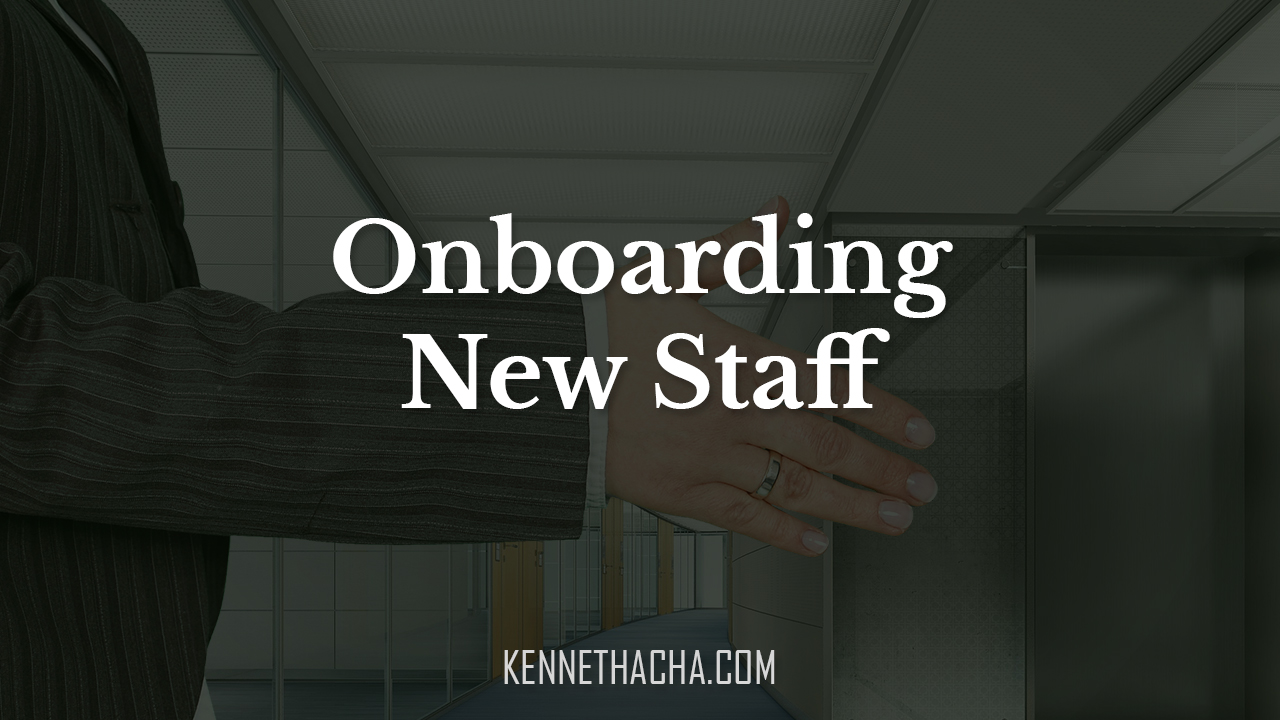 Onboarding New Staff